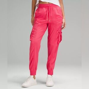 Dance Studio Relaxed-Fit Mid-Rise‎ Cargo Jogger glaze pink XL